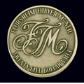 3" Bronze Oxidation Coin or Medallion